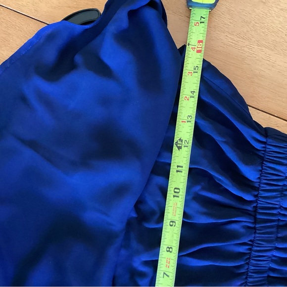 Show Me Your Mumu Caitlin Ruffle Maxi Dress SZ XS Navy Crisp - NWT! - Picture 10 of 11